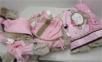 Pink & Cheetah Print Baby Bedding & Blanket