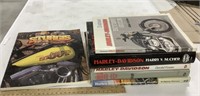 5 Harley Davidson books & 1990 Sturgis magazine