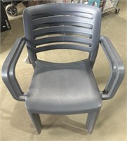 Two Plastic Arm Chairs (light Use)