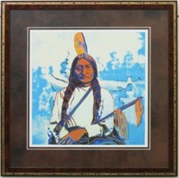 Sitting Bull Giclee By Andy Warhol