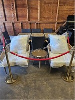 3pc patio table & chair set (lobby area)