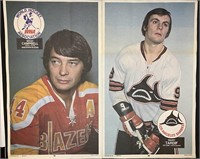 1973-74 OPC Wha Posters #19 & #20