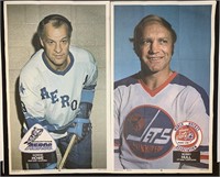 1973-74 OPC Wha Posters #13 & #16
