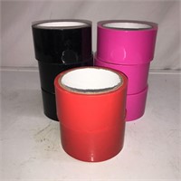 Brand New 8 Rolls Colored Tape