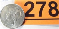 Coin 1934-P Peace Silver Dollar   BU