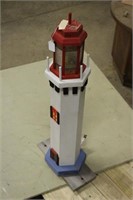 Small 30" Wooden Lighthouse, Unused