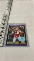 Patrick Mahomes II football card