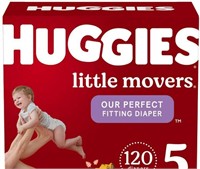 SIZE 5 Huggies Little Movers Disposable Diapers