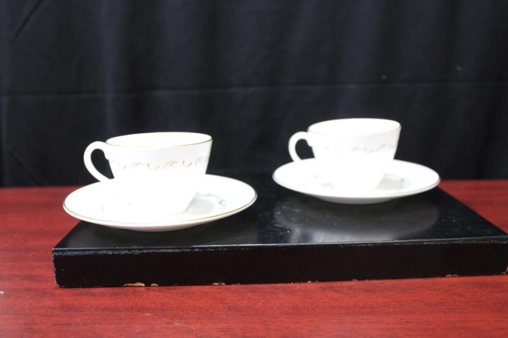Two Sets of Royal Doulton Cup and Saucer