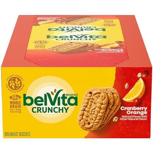 belVita Cranberry Orange Breakfast Biscuits, 8 Pac