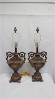 Pair of Large Decorative Table Lamps