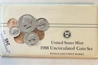 1988 UNC Mint Set
