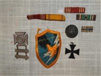Vintage military patches, ribbons, US Navy, etc,