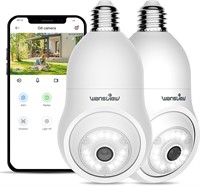wansview Bulb Security Camera Outdoor - 2.4G WiFi