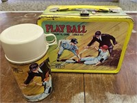 1969 King-Seely Thermos Metal Play Ball Lunchbox