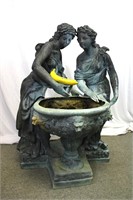 Large Cast Bronze "Grecian Women" Fountain
