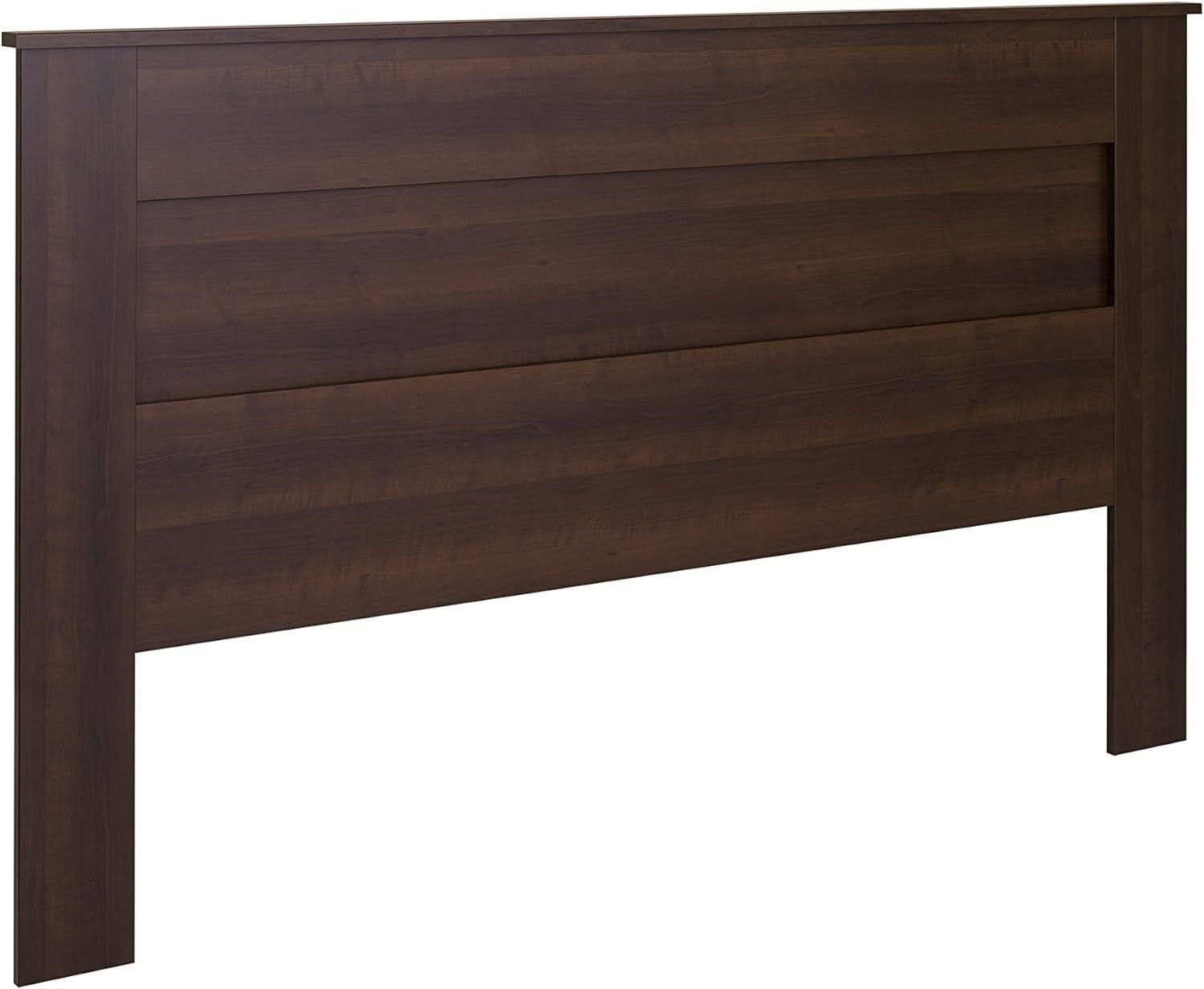 KING Prepac Stylish Flat Wood Panel Headboard