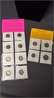 8 Unc Roosevelt Dime And Proof Set Coins