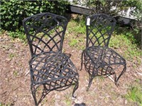 2 OUT DOOR PATIO CHAIRS