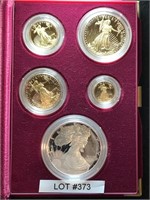 1995-W 5 Coin Proof American Eagle Set