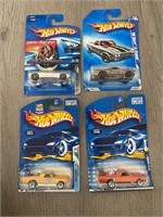 Hot Wheels Die Cast Cars Bundle of 4 on card