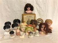 Vintage Doll Heads