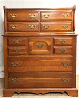 Antique Solid Cherry Chest of Drawer