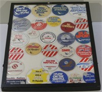 Shadow Box Airline Buttons