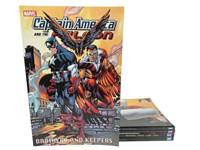 5 Marvel Trade Paperbacks Captain America