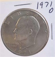 1971 D Eisenhower One Dollar