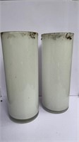 14” Tall Threshold Glass Cylindrical Vases