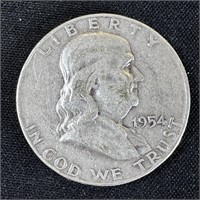 1959-D Franklin Silver Half Dollar