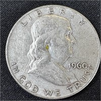 1954 Franklin Silver Half Dollar