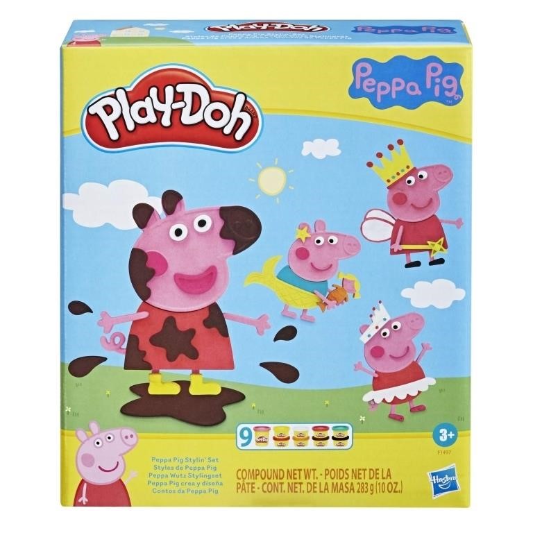 Play-Doh Peppa Pig Stylin Set with 9 Non-Toxic