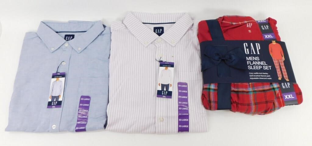 * New Men's Gap Clothing - 2 Shirts & Flannel PJs