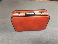 Orange 70's Luggage
