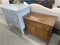 Vintage chest of drawers and stand