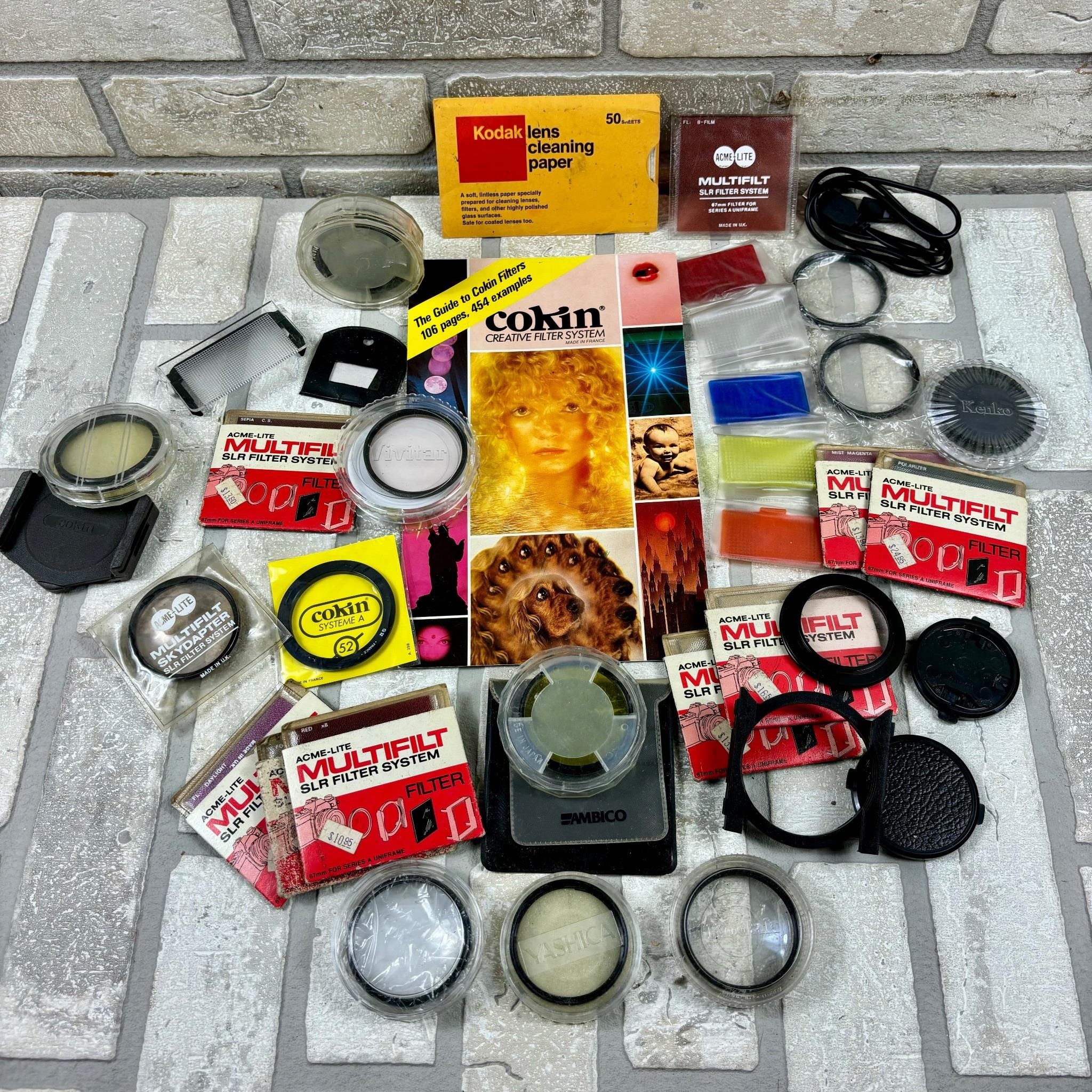 Large Lot of Mixed Camera Lenses