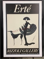 Erté Rizzoli Gallery Framed Poster