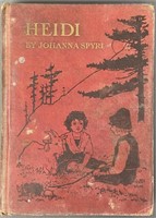 Antique Book Heidi by Johanna Spyri, 1915
