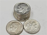 10-1960 FDR Silver Dime Coins