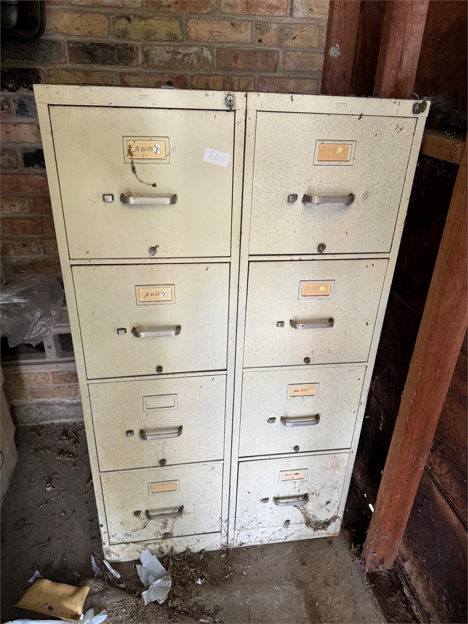 2 FILING CABINETS WITH CONTENTS
