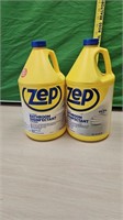 2- gallons Zep bathroom disinfectant cleaner