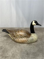 Big Sky Carvers signed wood goose hand painted