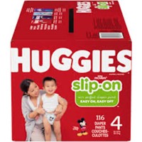 Huggies Little Movers Slip-On Diaper Pants, Size