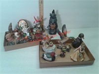 Job lot of figurines and deco