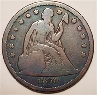1859-S Seated Liberty Dollar Ultra Rare *HIGHLIGHT
