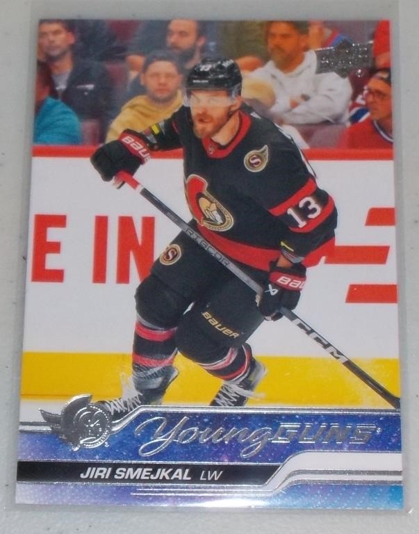 Jiri Smejkal UD Young Guns Rookie card