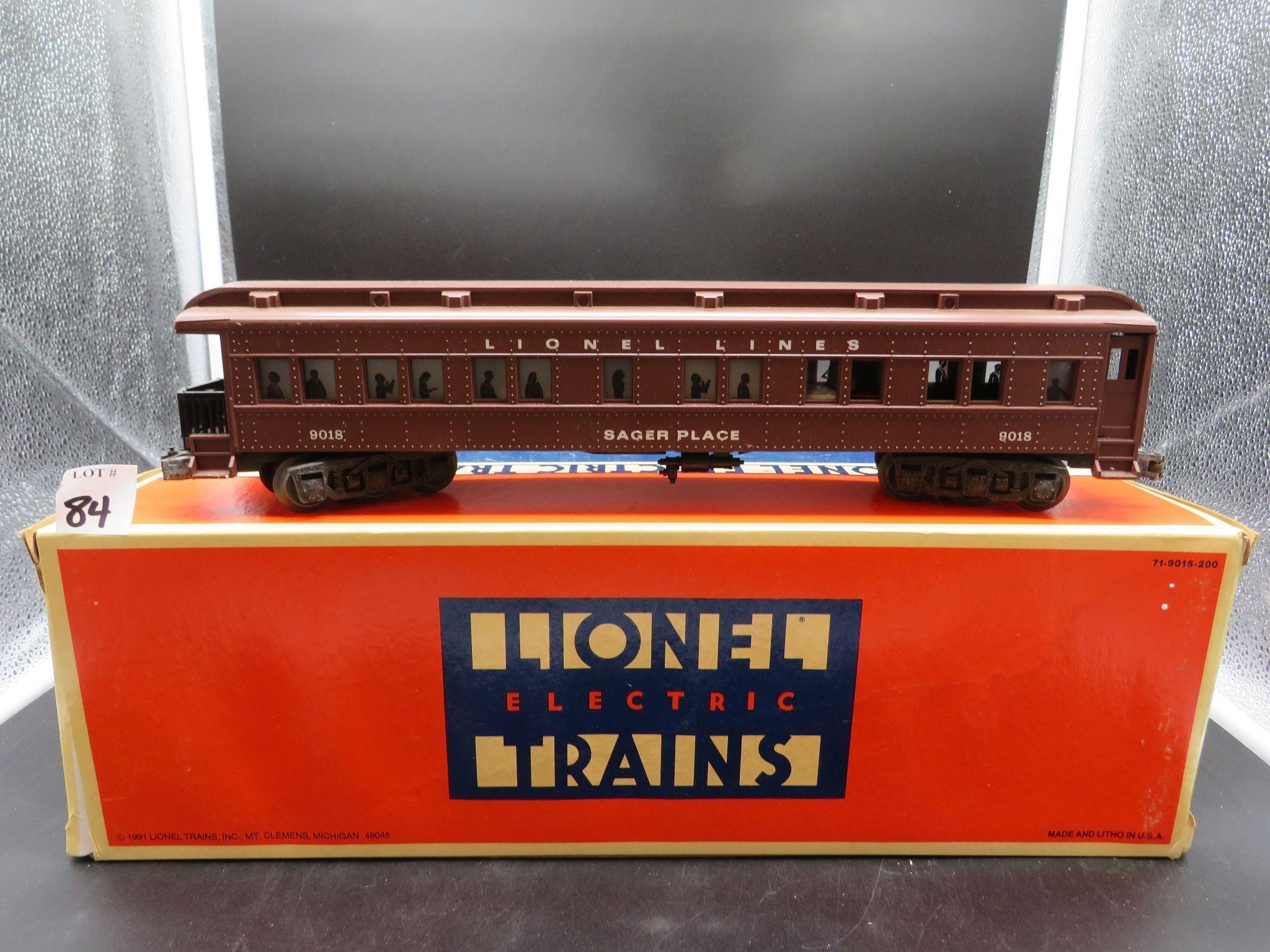 Lionel Madison Cars Sager Place Observation Car 6-