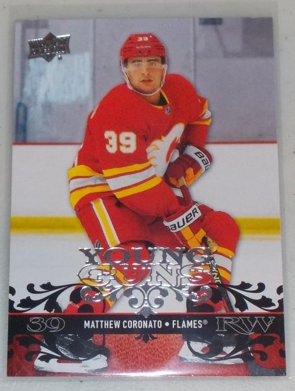 Matthew Coronato UD Young Guns Retro Rookie card